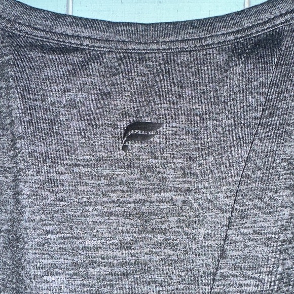 Fabletics Dark Gray Keyhole Tank Top - Picture 2 of 4